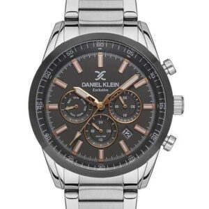 DANIEL KLEIN Steel Chrono Silver Men Watch