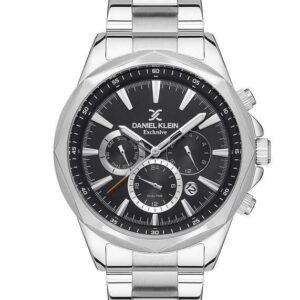 DANIEL KLEIN Steel Chrono Silver Men Watch