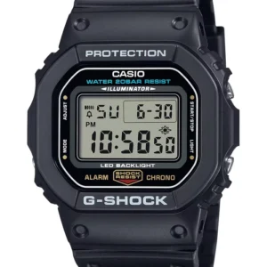G-SHOCK Men's Digital Transparent Dial Watch - DW-5600UE-1DR