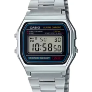 CASIO Unisex Digital Grey Dial Watch - A158WA-1DF