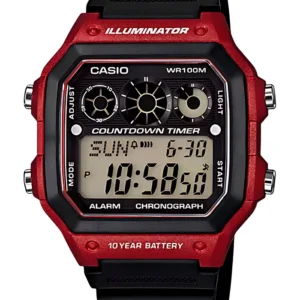 CASIO Men's Digital Black Dial Watch - AE-1300WH-4AVDF