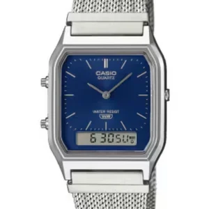 CASIO Men's Digital Black Dial Watch - AQ-230EM-2ADF