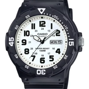 CASIO Men's Analog White Dial Watch - MRW-200H-7BVDF