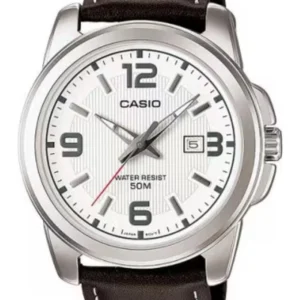 CASIO Men's Analog White Dial Watch - MTP-1314L-7AVDF