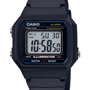 CASIO Men's Digital Black Dial Watch - W-217H-1AVDF