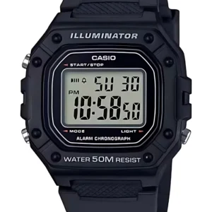 CASIO Men's Digital Grey Dial Watch - W-218H-1AVDF
