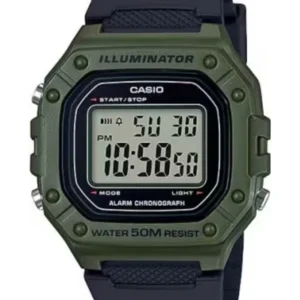 CASIO Men's Digital Grey Dial Watch - W-218H-3AVDF