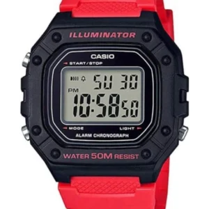 CASIO Men's Digital Grey Dial Watch - W-218H-4BVDF