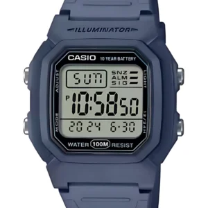 CASIO Men's Digital Blue Dial Watch - W-800H-2AVDF